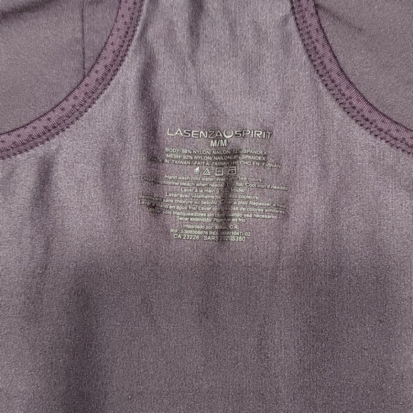 Workout Athleisure Tank, Plum - Picture 10 of 11